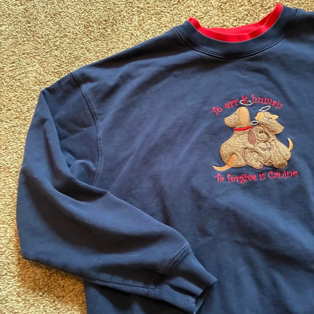 Unbranded Women's Blue and Red Jumper